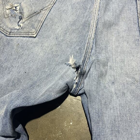Vintage 70s Wrangler Blue Western Jeans 36x30 - Picture 5 of 7